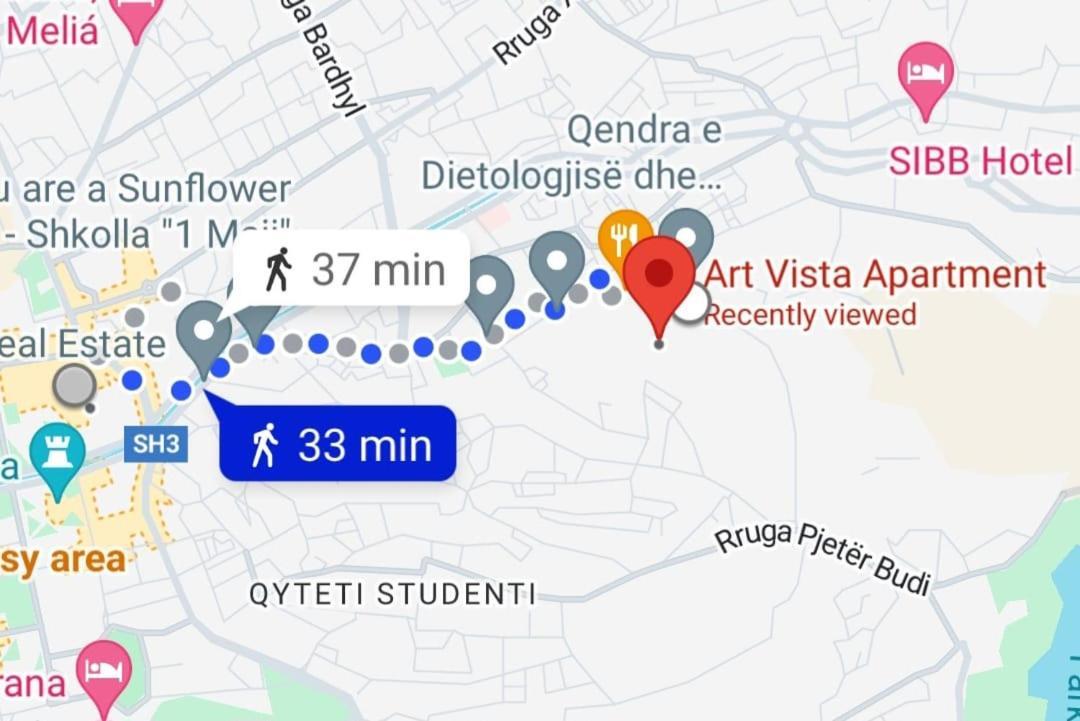 Art Vista Apartment Tirana Zewnętrze zdjęcie